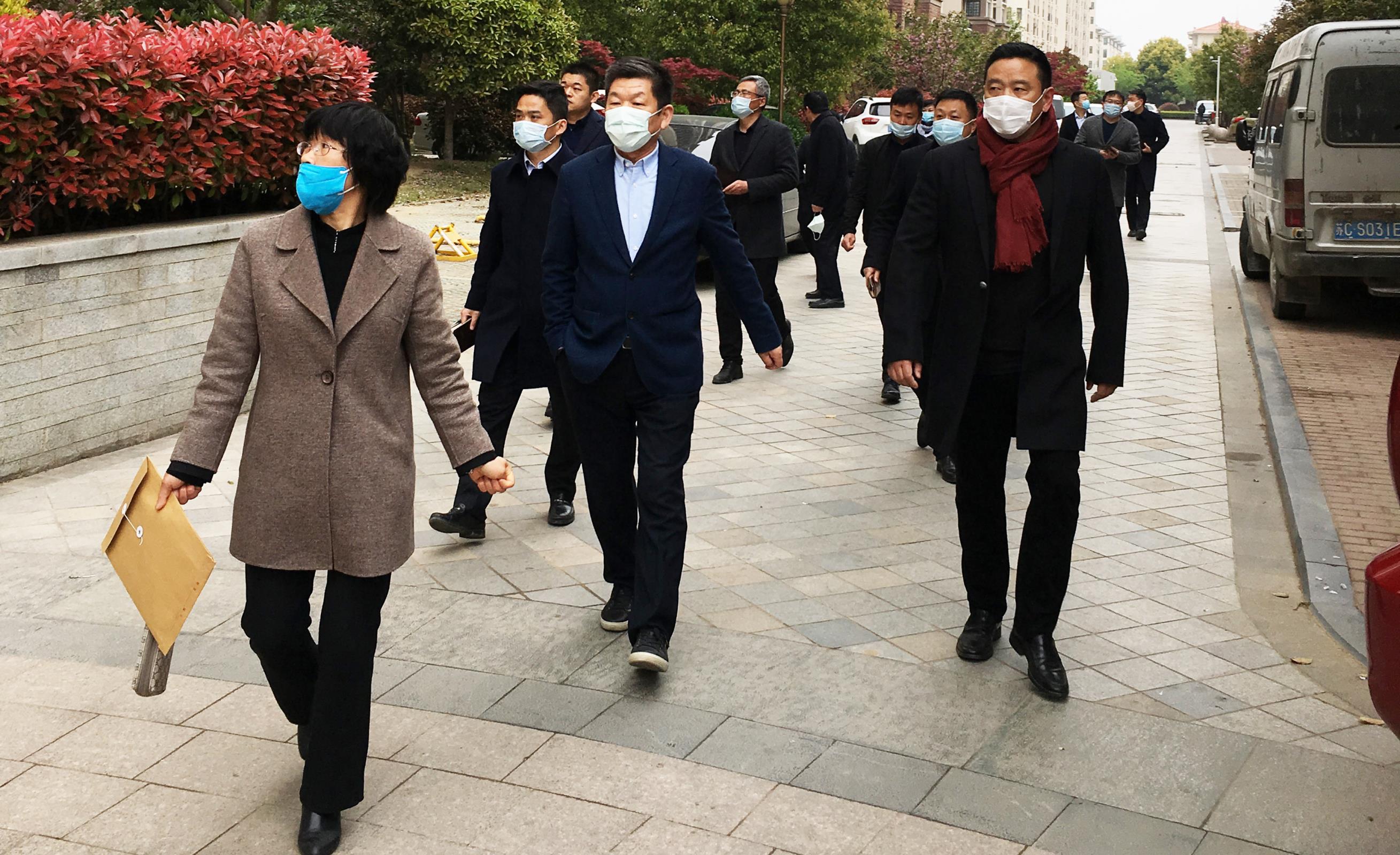 集團公司董事長劉國民帶領集團高層及項目相關負責人